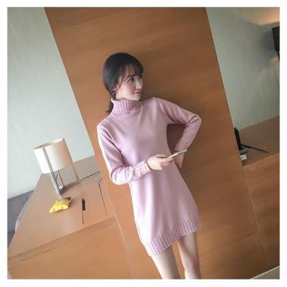 Women Fashion Long Solid Color Twist Knitted..