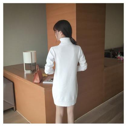 Women Fashion Long Solid Color Twist Knitted..