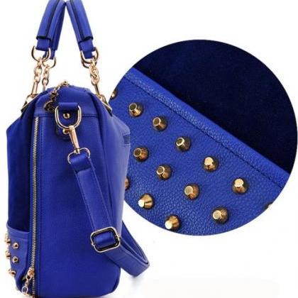 Fashion Rivets Decoration Handbag Shoulder Bag